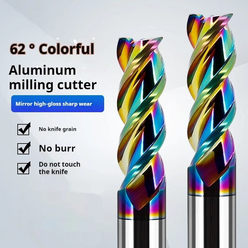 End Mill Set - HRC65 3 Flute U Slot Carbide