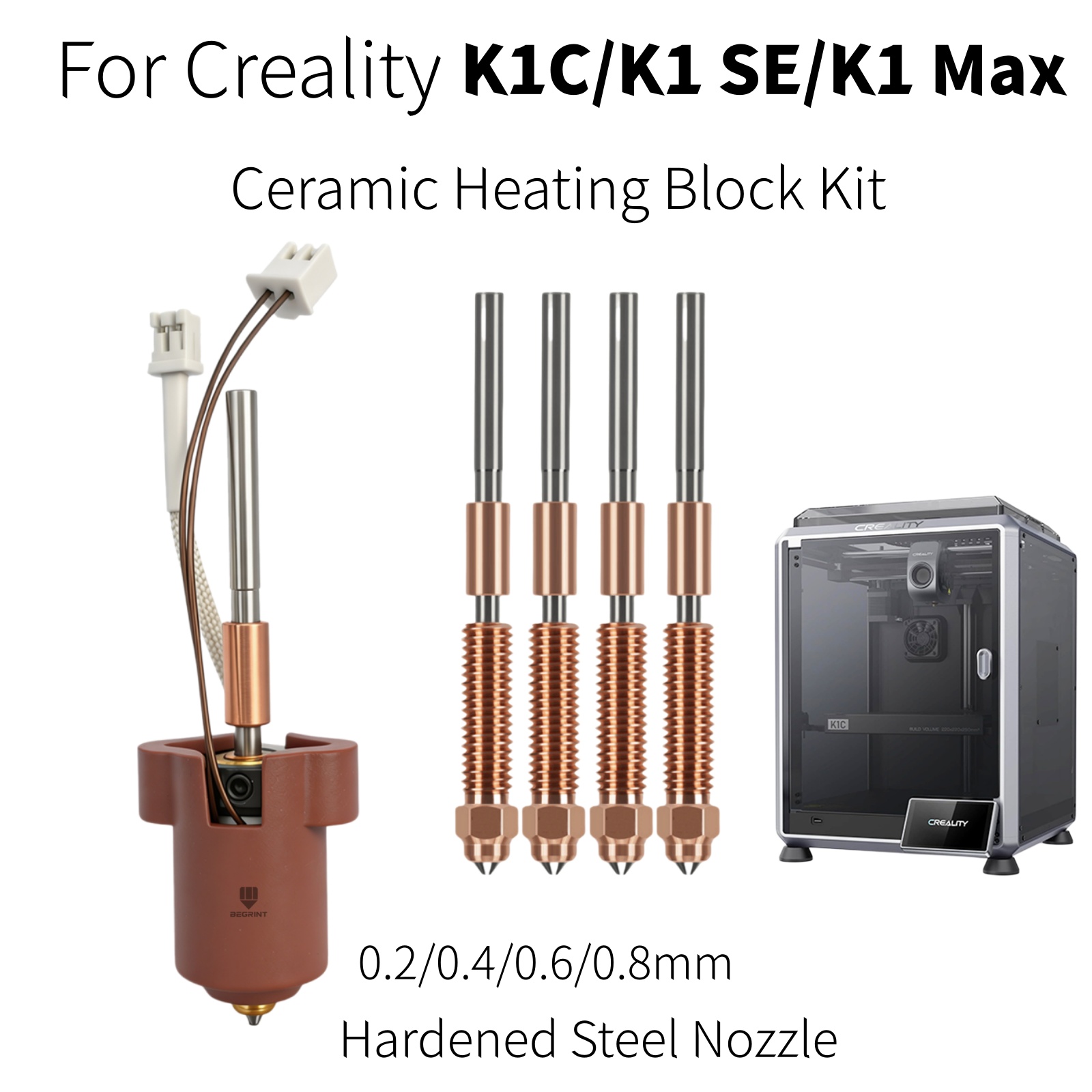 Aluminium Profile 2020 - For Creality K1C K1 MAX Hotend