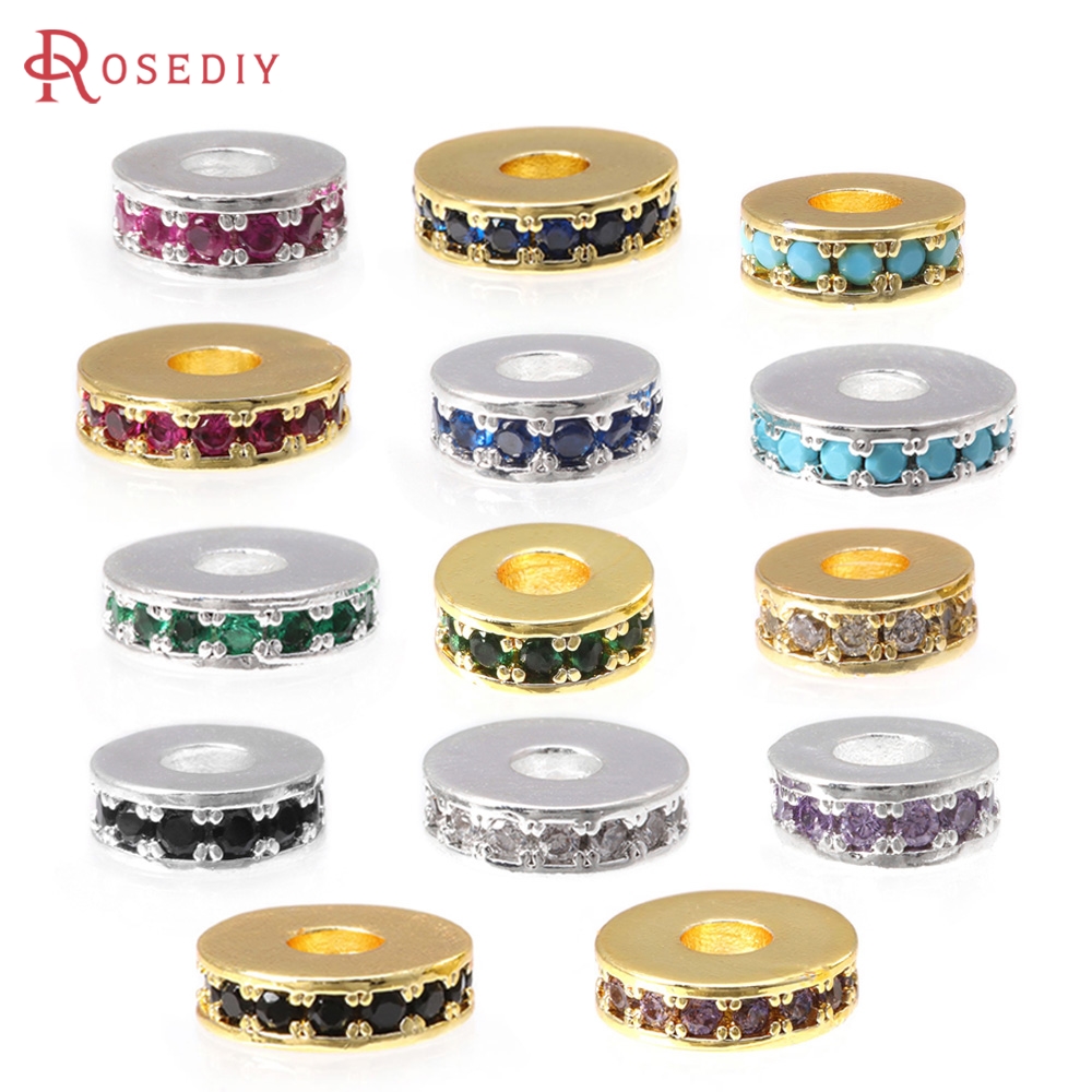 6PCS 6MM 8MM 18K Gold Color Br - Coupling 8Mm 评论和价格