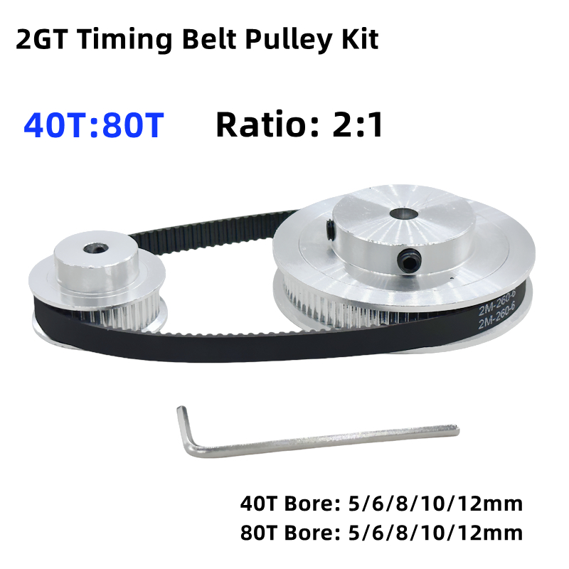 2GT 2M 80Teeth 40T GT2 40Teeth - Gt2 Pulley 评论和价格