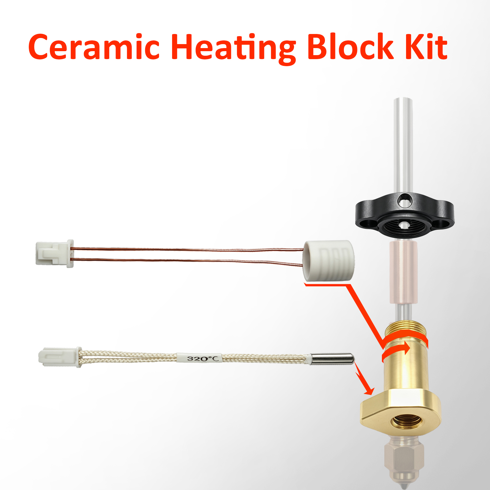 Upgraded 24V 60W Ceramic Heate - Aluminium Profile 2020 评论和价格