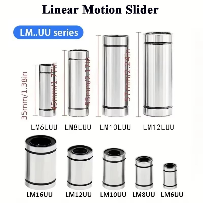4/10pcs LM3UU LM4UU LM5UU LM6U - Lm8Uu Bearing 评论和价格