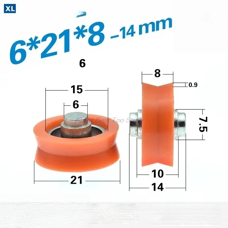 5PC POM Polyoxymethylene Plast - V Slot Wheel 评论和价格