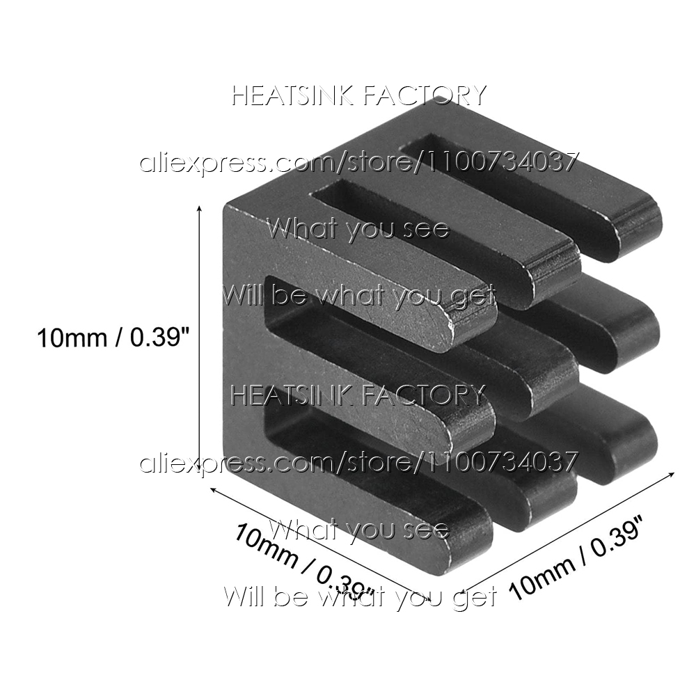 10x10x10mm Aluminum Heatsink C - Aluminium Extrusion 评论和价格