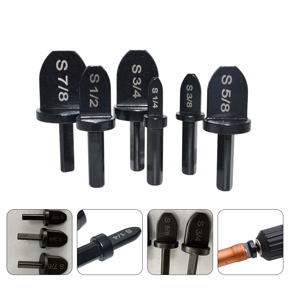 6Pcs Copper Pipe Swaging Drill - Drill Bit Set 评论和价格