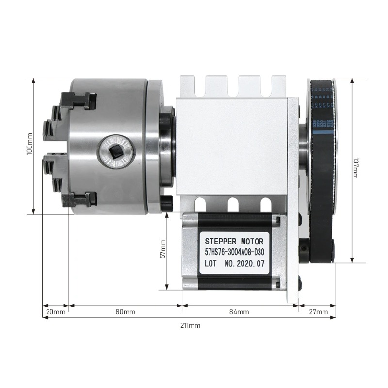 Nema 23 Stepper Motor 6:1 K12- - Cnc Router 评论和价格