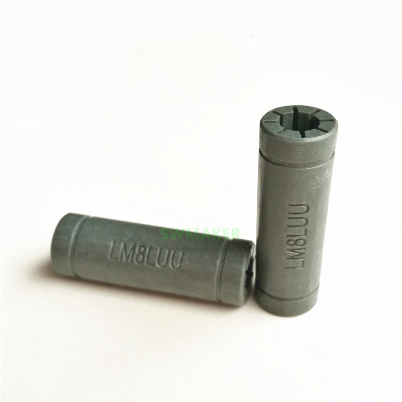 1Pc Solid Polymer LM8LUU Linea - Lm8Uu Bearing 评论和价格