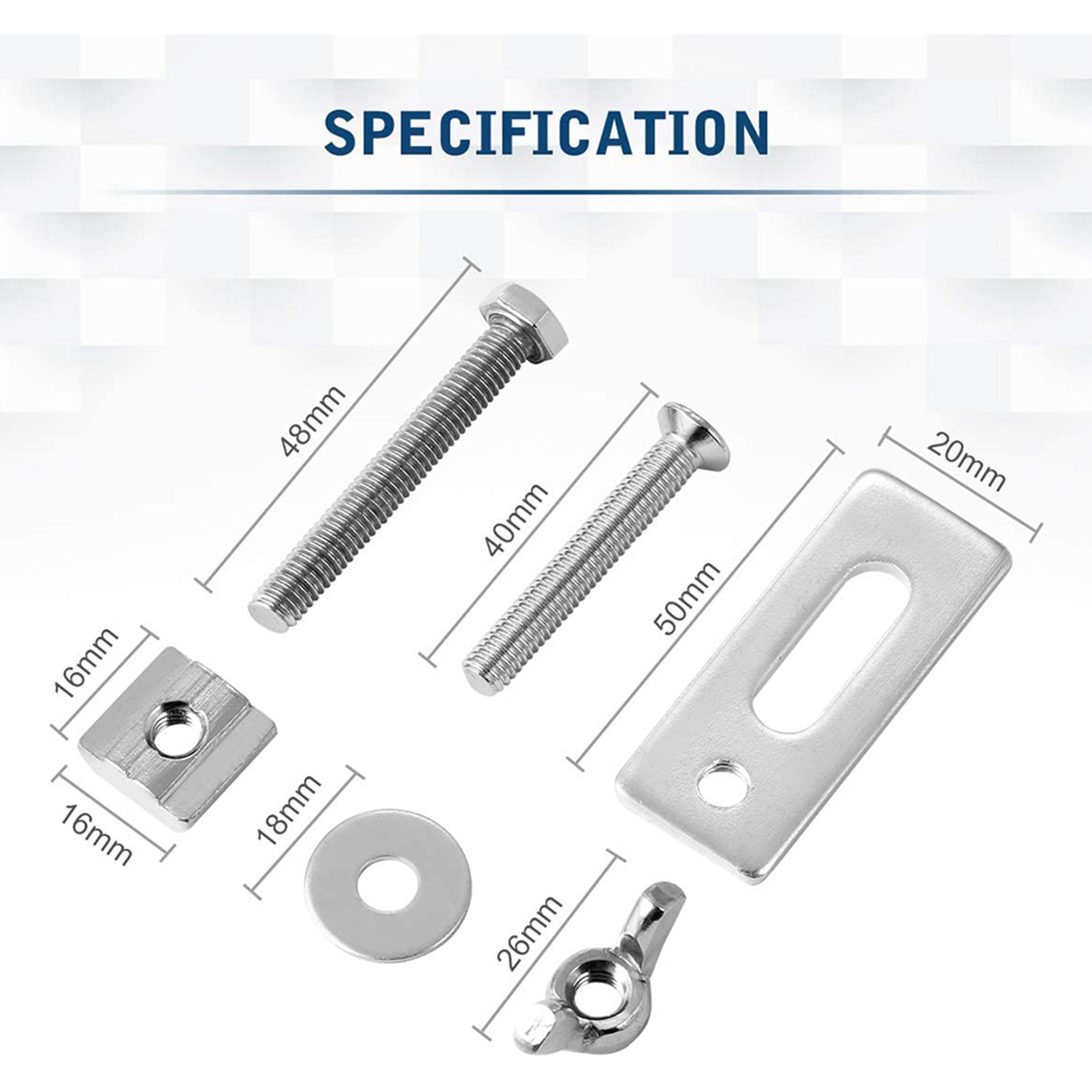 B62B-8 Pack T-Track Clamp,Mini - 3018 Cnc 评论和价格