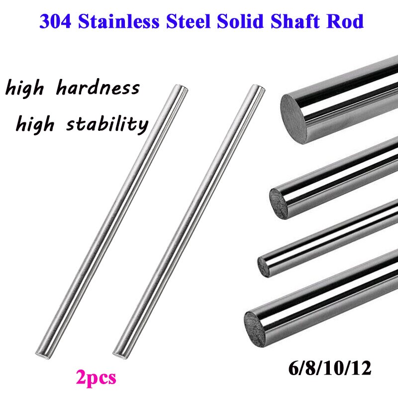 2PC 304 Stainless Steel Round  - Linear Rod 8Mm 评论和价格