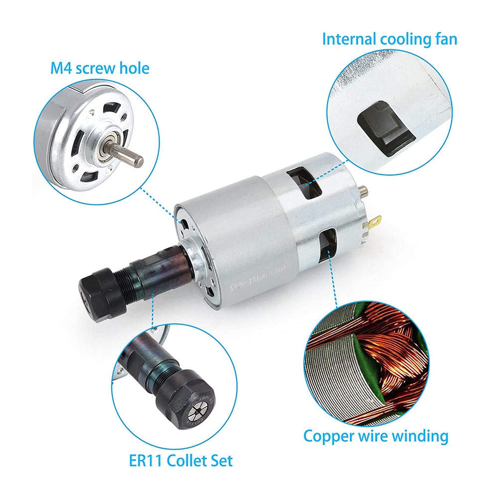 Multifunction DC Motor CNC 775 - 3018 Cnc 评论和价格