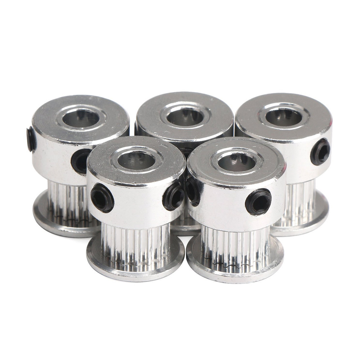 5Pcs Aluminum Gt2 Pulleys 20 T - Gt2 Pulley 评论和价格