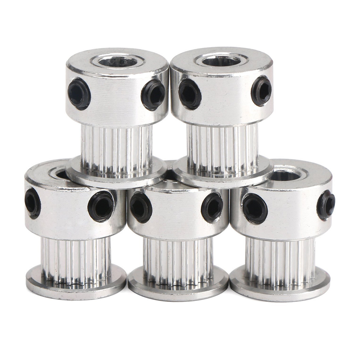 5Pcs Aluminum Gt2 Pulleys 20 T - Gt2 Pulley 评论和价格