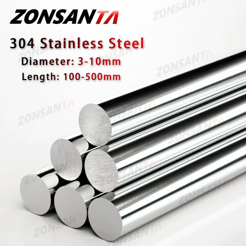 1pcs 304 Stainless Steel Rod D - Linear Rod 8Mm 评论和价格