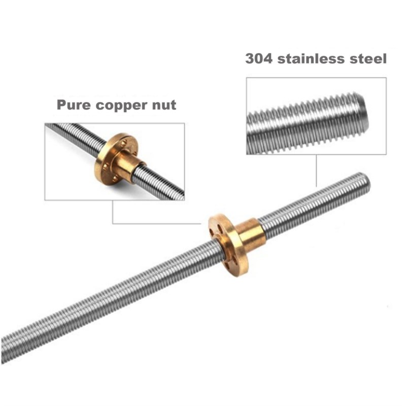 T8 Lead Screw Left-hand Thread - Lead Screw 8Mm 评论和价格