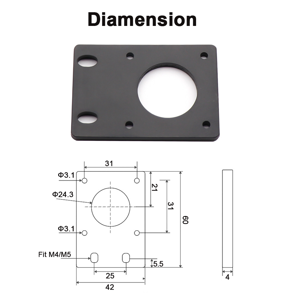 NEMA 17 Stepper Motor Bracket, - Stepper Motor Nema17 评论和价格