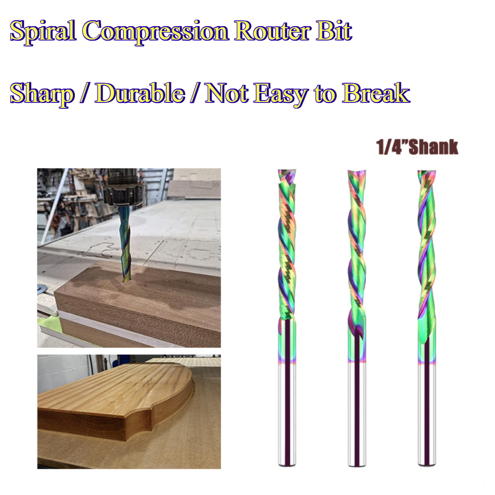 Spiral Compression Router Bit  - Cnc Bits 评论和价格