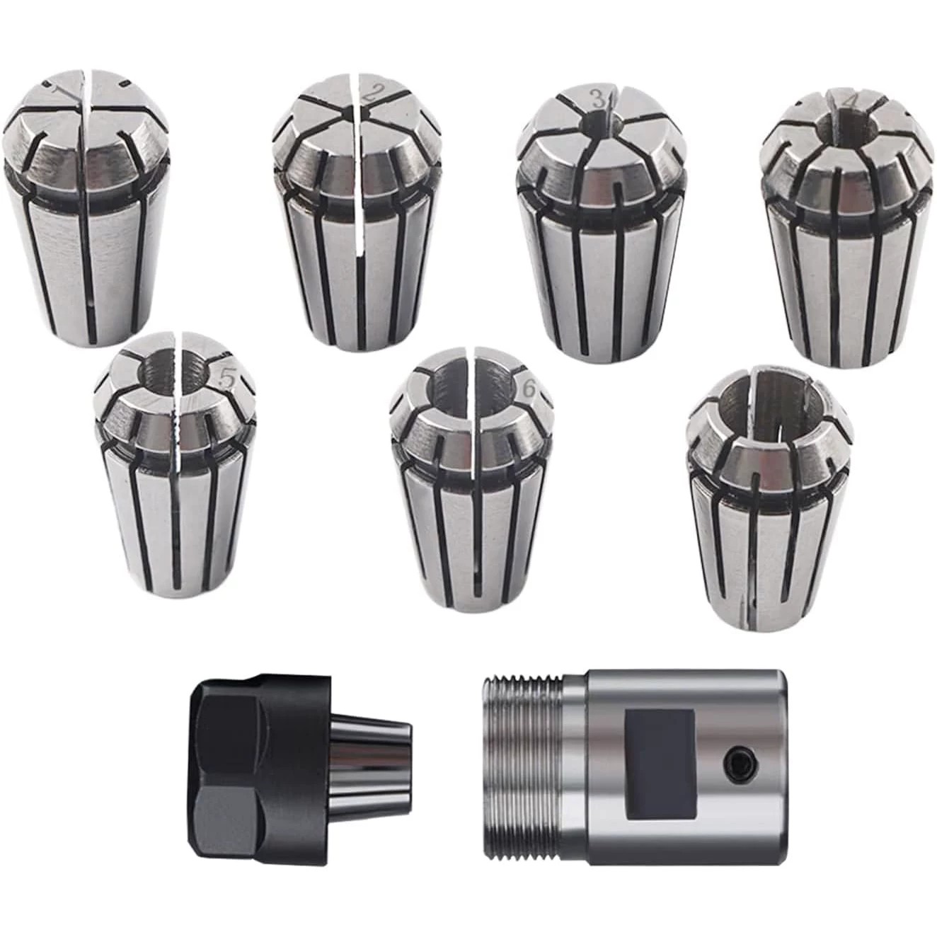 8-piece ER11A 1-7mm spring chu - End Mill Set 评论和价格