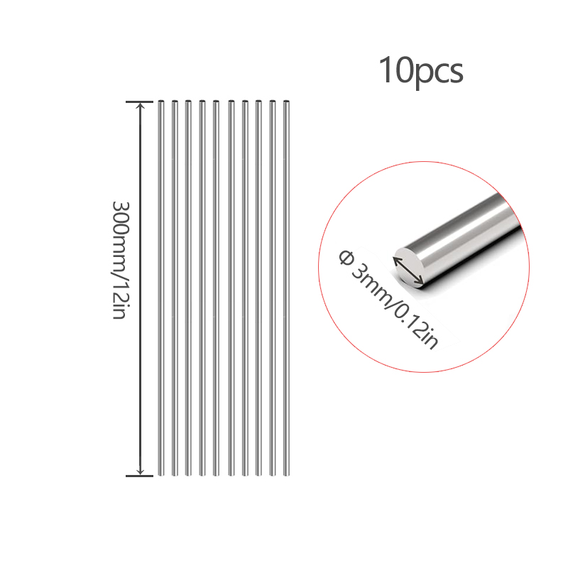 300mm Stainles Steel Solid Rou - Linear Rod 8Mm 评论和价格