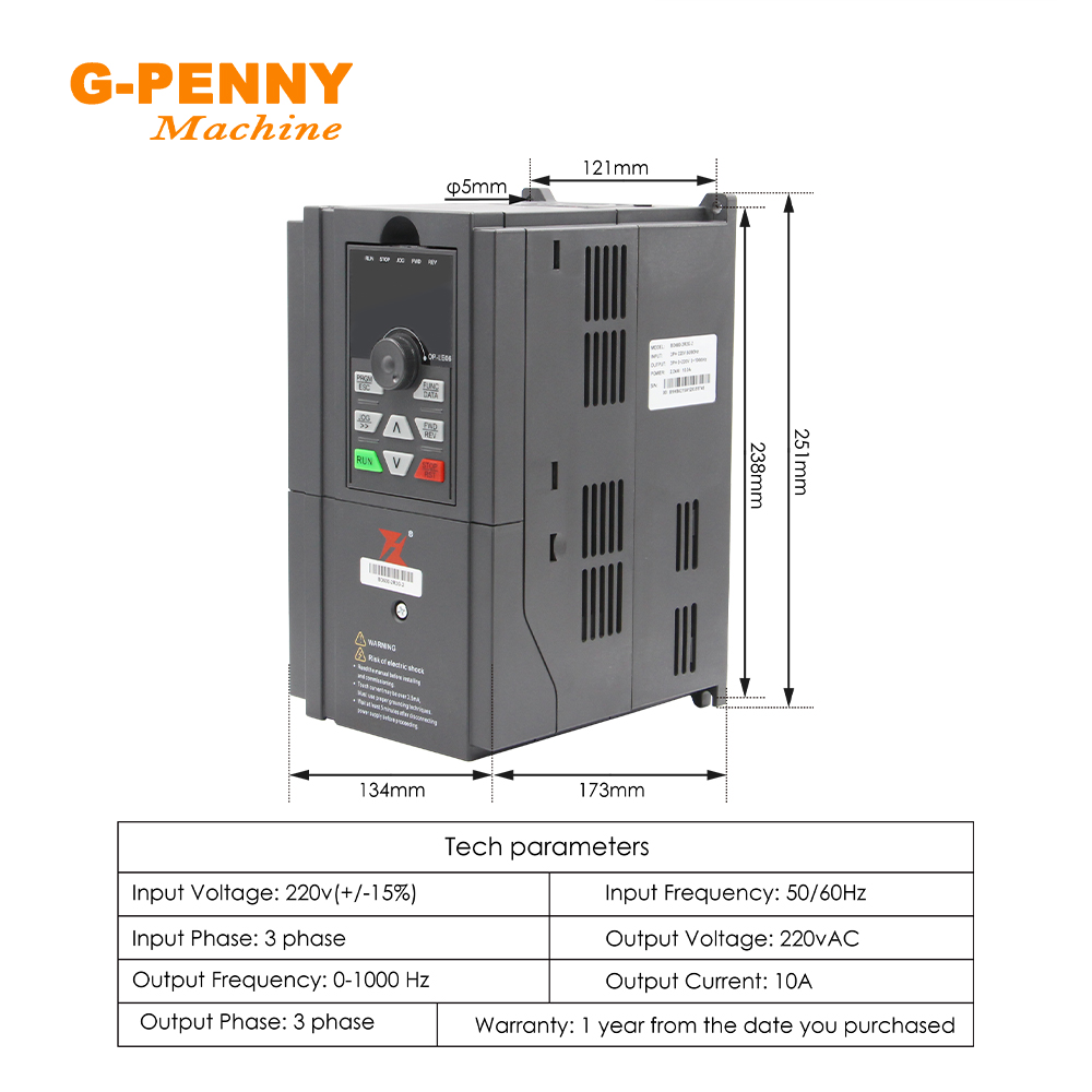 G-Penny 2.2KW Water Cooled Spi - Water Cooled Spindle 评论和价格